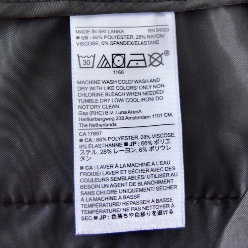 BANANA REPUBLIC Factory High-Rise Bootcut Pant, Black, Size 10 NWT Retail $80 - Picture 12 of 15